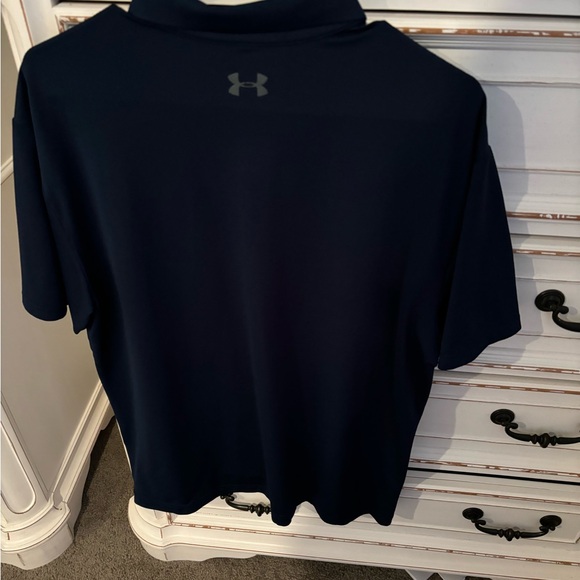 Mens Navy under armour polo sz Large - Picture 3 of 3